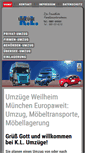 Mobile Screenshot of kl-umzuege.de